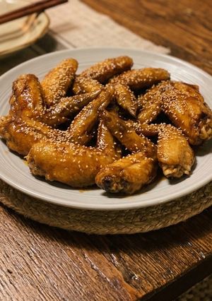 ワンパンで香ばし！手羽先の照り焼きポン酢-レシピのメイン写真
