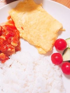 鶏肉と大豆のトマト煮込み-レシピのメイン写真