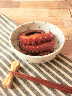 材料3つ★タコのやわらかめんつゆ煮-レシピのメイン写真