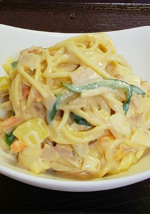 隠し味で野菜も美味いサラダスパゲティ-レシピのメイン写真