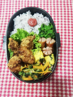 高校男子弁当♡唐揚げ9/3-レシピのメイン写真