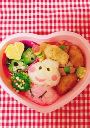 ペッパピッグ　スージー　キャラ弁　デコ弁-レシピのメイン写真
