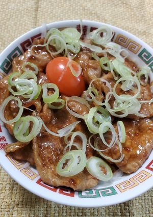 甘辛豚丼～卵を乗せて円やかに～-レシピのメイン写真