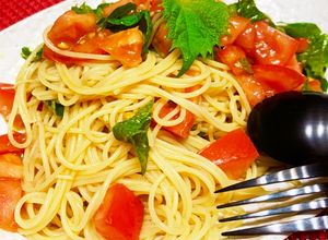 カンタン♪ベジ☆トマトの冷製パスタ♪-レシピのメイン写真