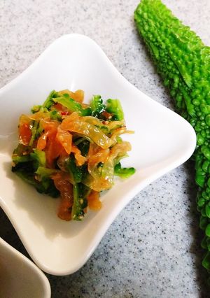 中華くらげとゴーヤの和え物-レシピのメイン写真