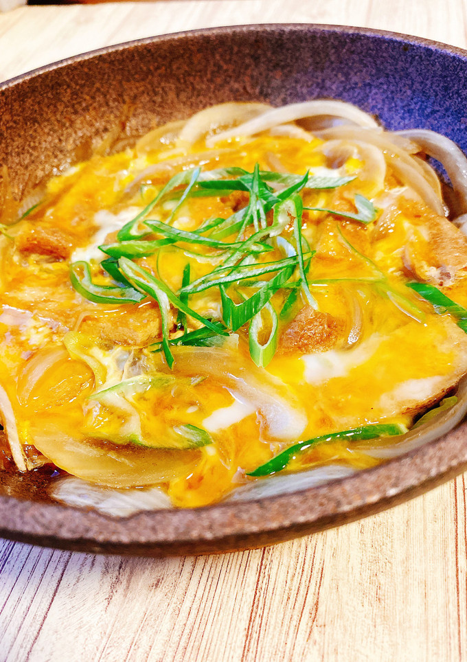 油揚げと玉ねぎの卵とじ（きつね丼の具）-レシピのメイン写真