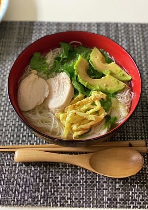 お手軽スープで、フォー風そうめん-レシピのメイン写真