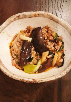旦那大絶賛!水なし麻婆茄子-レシピのメイン写真