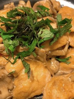 鶏むね肉と舞茸のマヨポン炒め-レシピのメイン写真