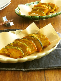 食欲そそる!かぼちゃのカレー天ぷら-レシピのメイン写真