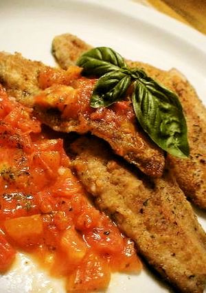 フレッシュトマトで*秋刀魚のムニエル-レシピのメイン写真