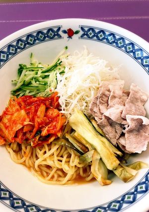 覚書 即席麺で冷やしキムチラーメン-レシピのメイン写真
