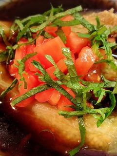 トマトたっぷりナスのレンジ蒸し-レシピのメイン写真