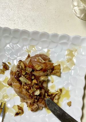 簡単！グリルチキンときのこのソース♪-レシピのメイン写真