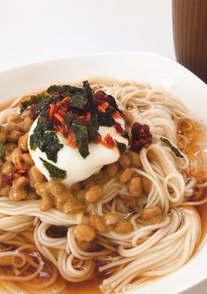 包丁もまな板も無し！夏バテ防止そうめん-レシピのメイン写真