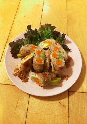 彩り野菜の肉巻き♪アスパラ入り♪-レシピのメイン写真