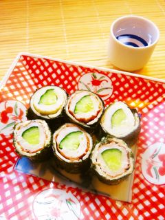 ☺簡単♪ちくわきゅうりの海苔チーズ巻き☺-レシピのメイン写真