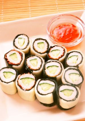 ☺簡単♪ちくわきゅうりの生春巻き☺-レシピのメイン写真