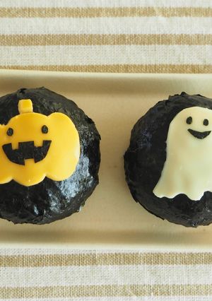 ハロウィンおにぎり-レシピのメイン写真