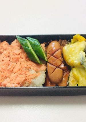 231、鮭ほぐし弁当♡-レシピのメイン写真