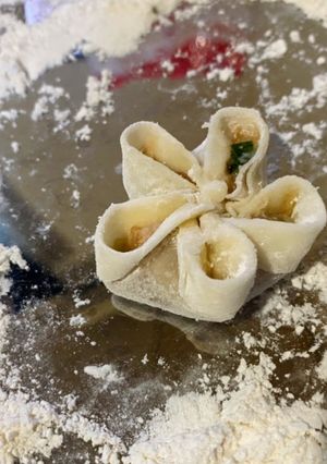 お花の餃子-レシピのメイン写真