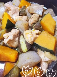 ☆鶏肉とかぼちゃの煮物☆-レシピのメイン写真