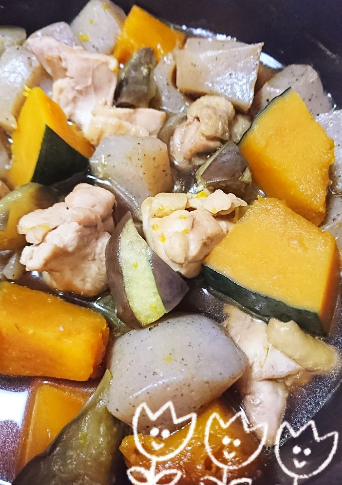 ☆鶏肉とかぼちゃの煮物☆-レシピのメイン写真
