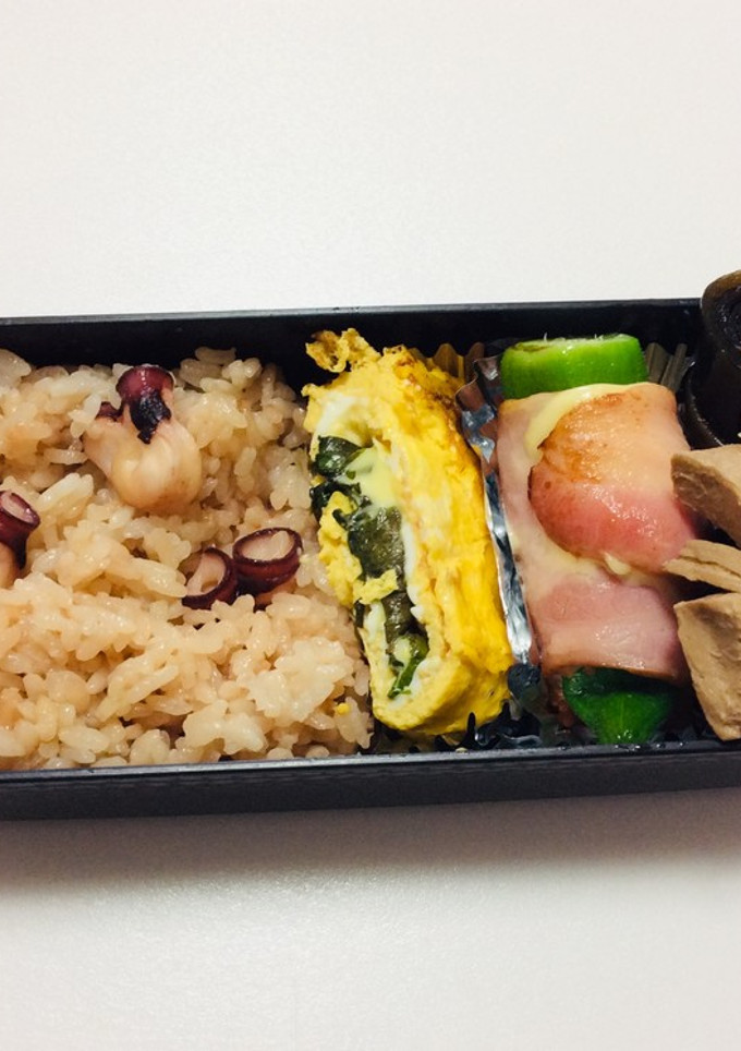 233、タコめしと鮪の生姜煮弁当♡-レシピのメイン写真