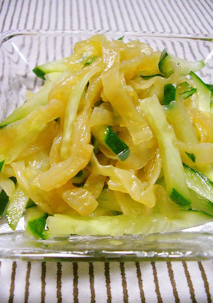 きゅうりと塩くらげの和え物-レシピのメイン写真