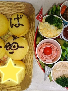 【記録用】運動会お弁当 ミニオンズサンド-レシピのメイン写真