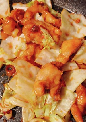 鶏モモとキャベツのウマ味噌焼き-レシピのメイン写真