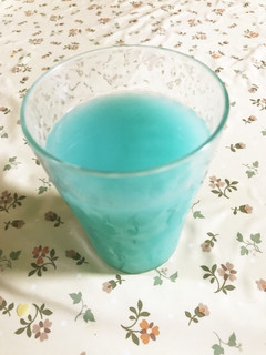 カクテル風シアンタブルーのサマードリンク-レシピのメイン写真