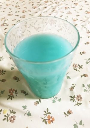 カクテル風シアンタブルーのサマードリンク-レシピのメイン写真