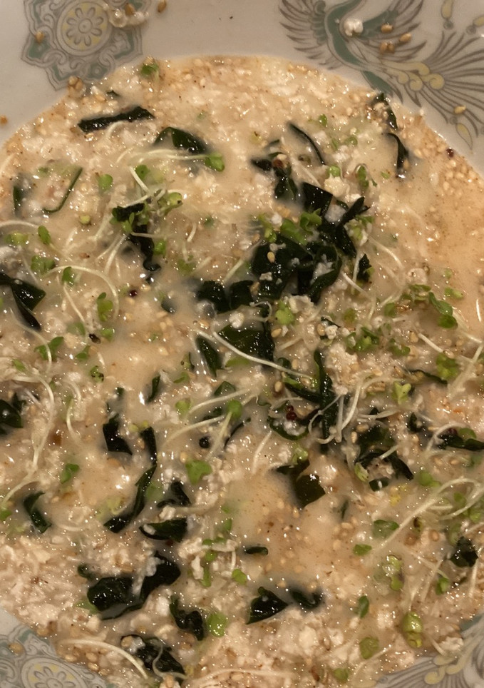 腸活！オートミール！出る出る中華風お粥🥣-レシピのメイン写真