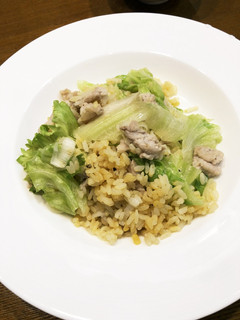 豚肉とレタスのパラふわチャーハン-レシピのメイン写真