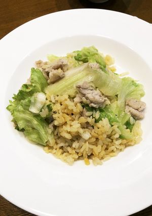 豚肉とレタスのパラふわチャーハン-レシピのメイン写真