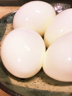 半熟茹で卵-レシピのメイン写真