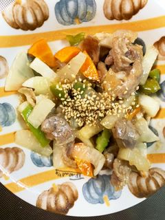 全てレンジ大根豚こま中華炒め味青椒肉絲風-レシピのメイン写真