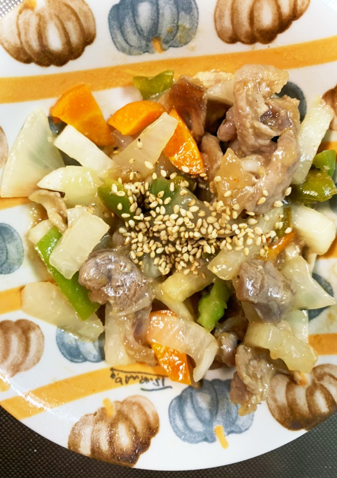 全てレンジ大根豚こま中華炒め味青椒肉絲風-レシピのメイン写真
