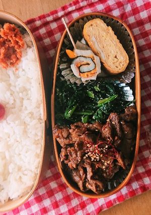 BBQ韓国牛肉弁当★漬け込み★下味冷凍可-レシピのメイン写真