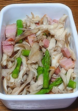 舞茸とべーコンのオリーブオイル炒め-レシピのメイン写真