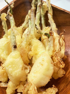 芽子にんにくの天ぷら-レシピのメイン写真