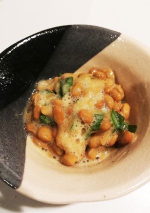 簡単 とりあえずおつまみ！納豆となめ茸～-レシピのメイン写真