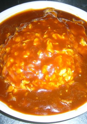 市販のデミでオムライス-レシピのメイン写真