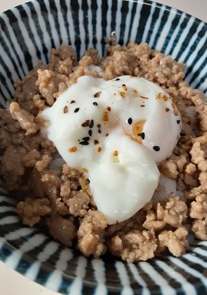 温玉デミ丼-レシピのメイン写真