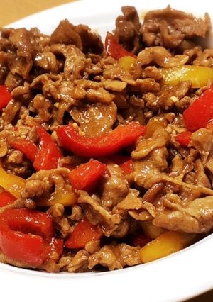 パプリカと豚肉の味噌炒め-レシピのメイン写真
