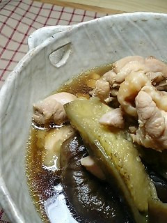 鶏肉となすの煮もの-レシピのメイン写真