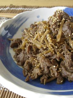 ごはんのともだち。牛肉とごぼうの炒め煮-レシピのメイン写真