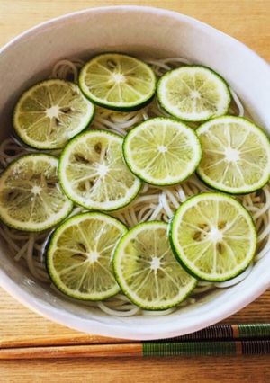 夏バテ・イライラに！すだち蕎麦-レシピのメイン写真