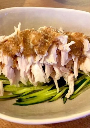 めちゃめちゃ簡単…！サラダチキンで棒棒鶏-レシピのメイン写真
